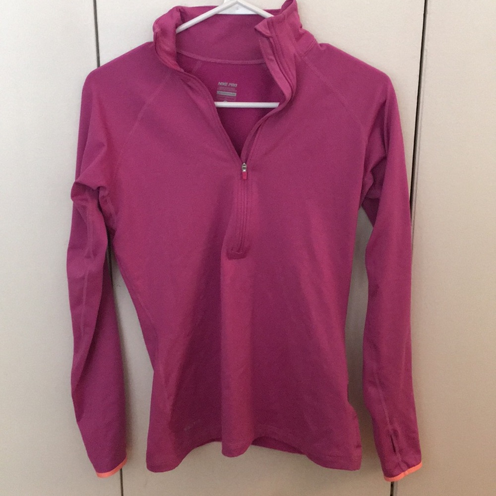 Nike Pro Women’s Quarter zip pullover size M